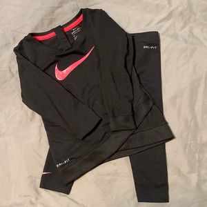Nike Girls dri-fit 2piece outfit